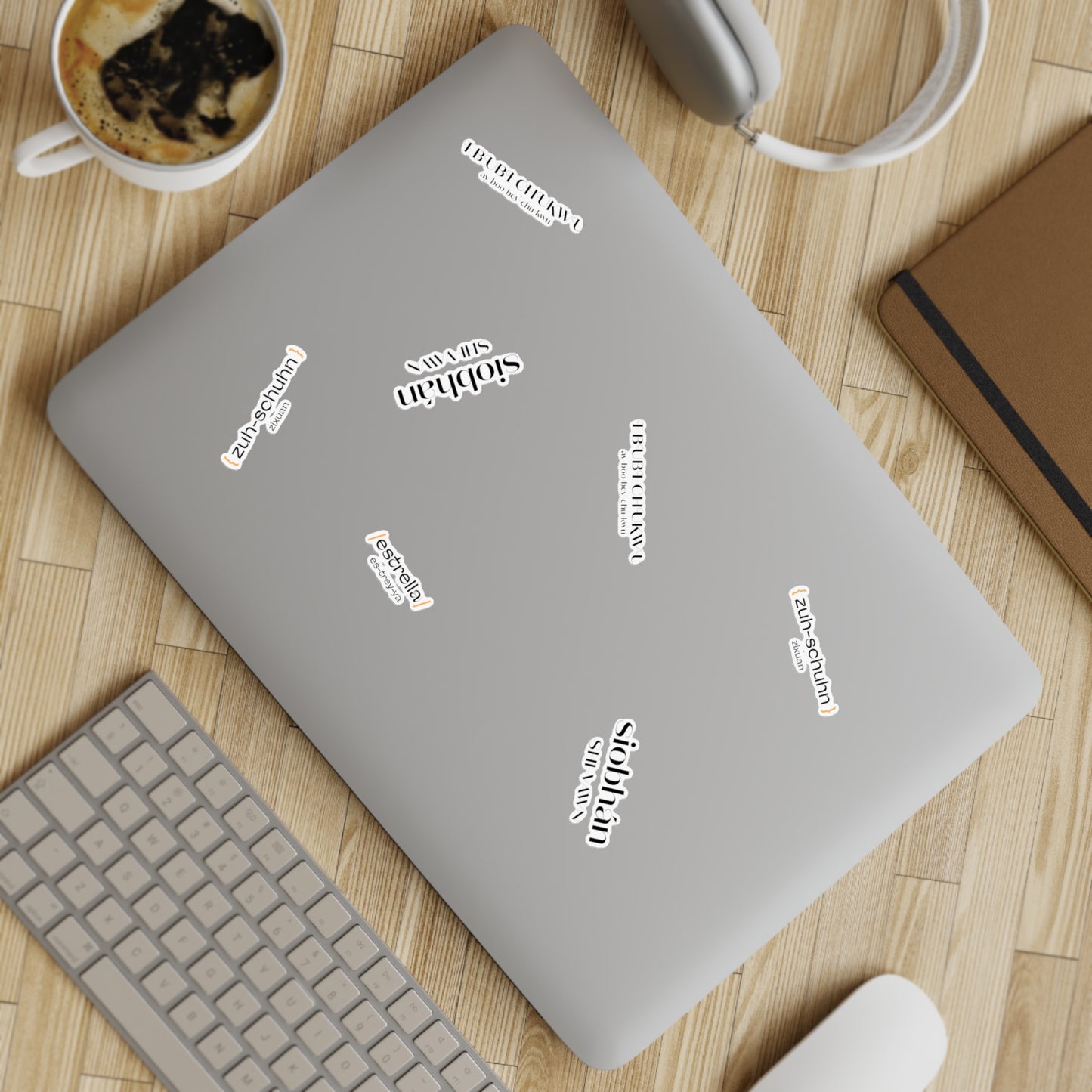 Personalized Name Sticker Sheet Set, Unique Names on One Sticker Sheet by Pronounce Our /Names/ - Pronounce Our Names