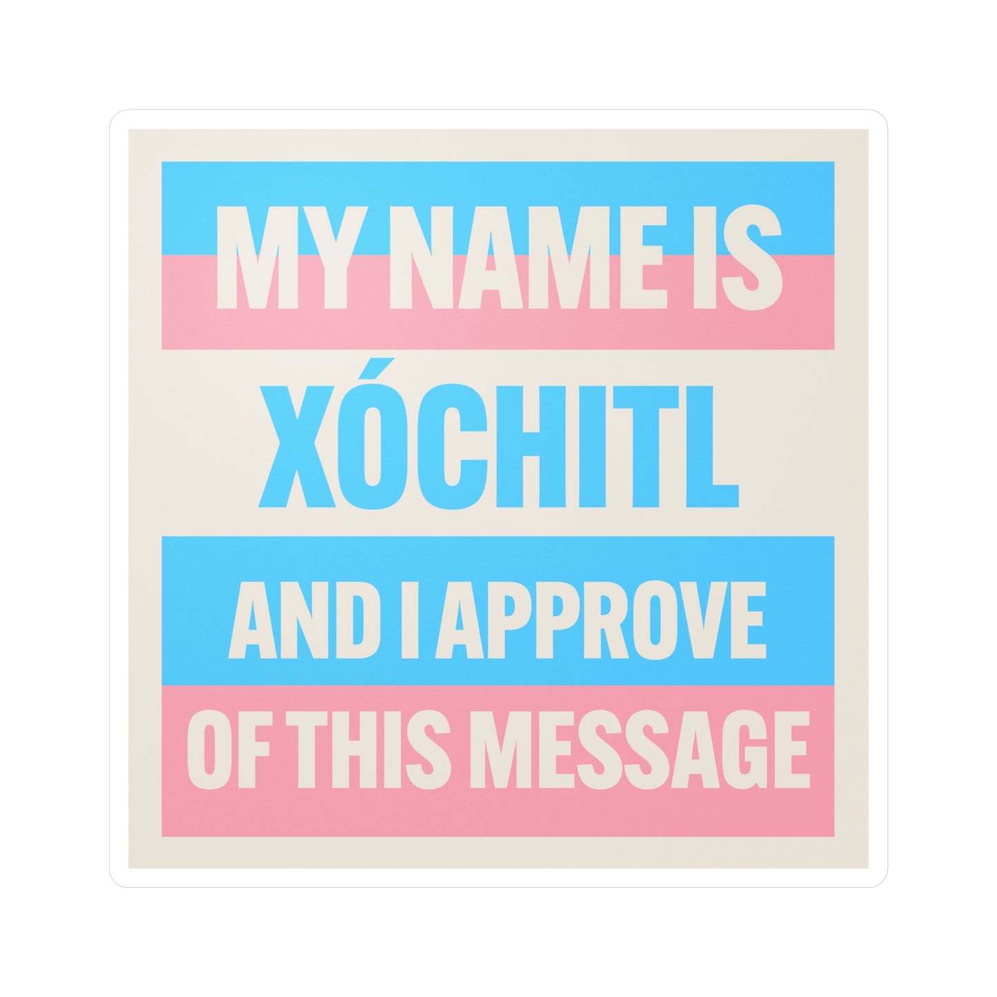 Politics Is Personal Stickers by Pronounce Our /Names/ - Pronounce Our Names