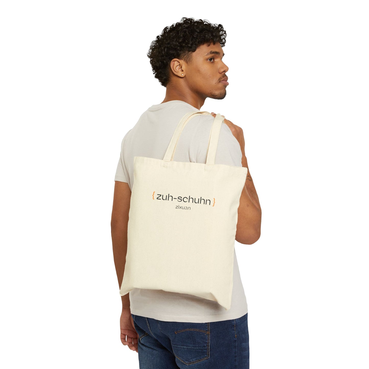Pronounce Our /Names/ Cotton Canvas Tote Bag - Pronounce Our Names
