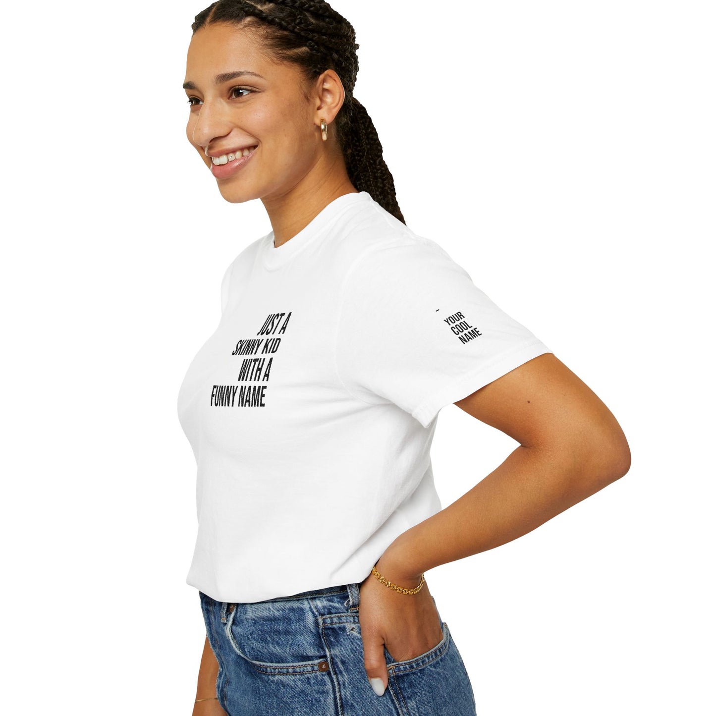 “Just a Skinny Kid With a Funny Name” Tee by Pronounce Our /Names/ - Pronounce Our Names