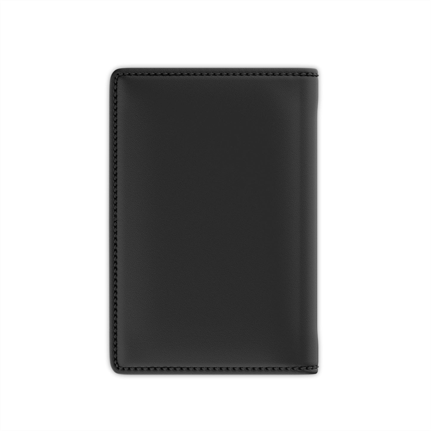 Stylish Passport Cover for Travelers, Travel Accessory, Gift for Jetsetters, Adventure Essentials, Black Leather Passport Wallet - Pronounce Our Names