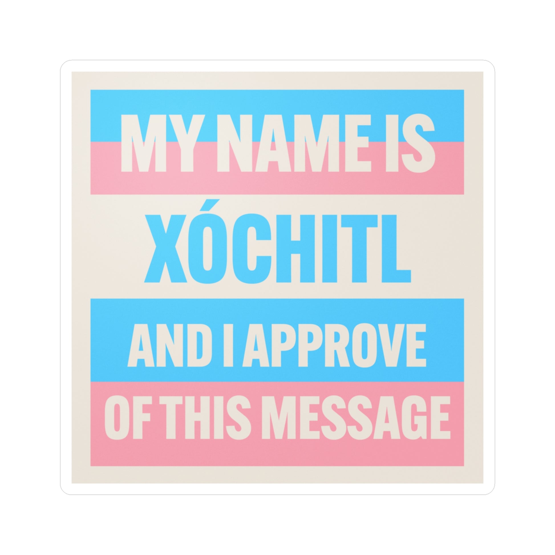 Politics Is Personal Stickers by Pronounce Our /Names/ - Pronounce Our Names