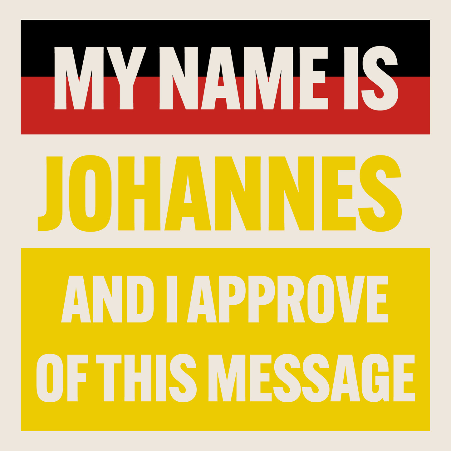 Politics Is Personal Stickers by Pronounce Our /Names/ - Pronounce Our Names