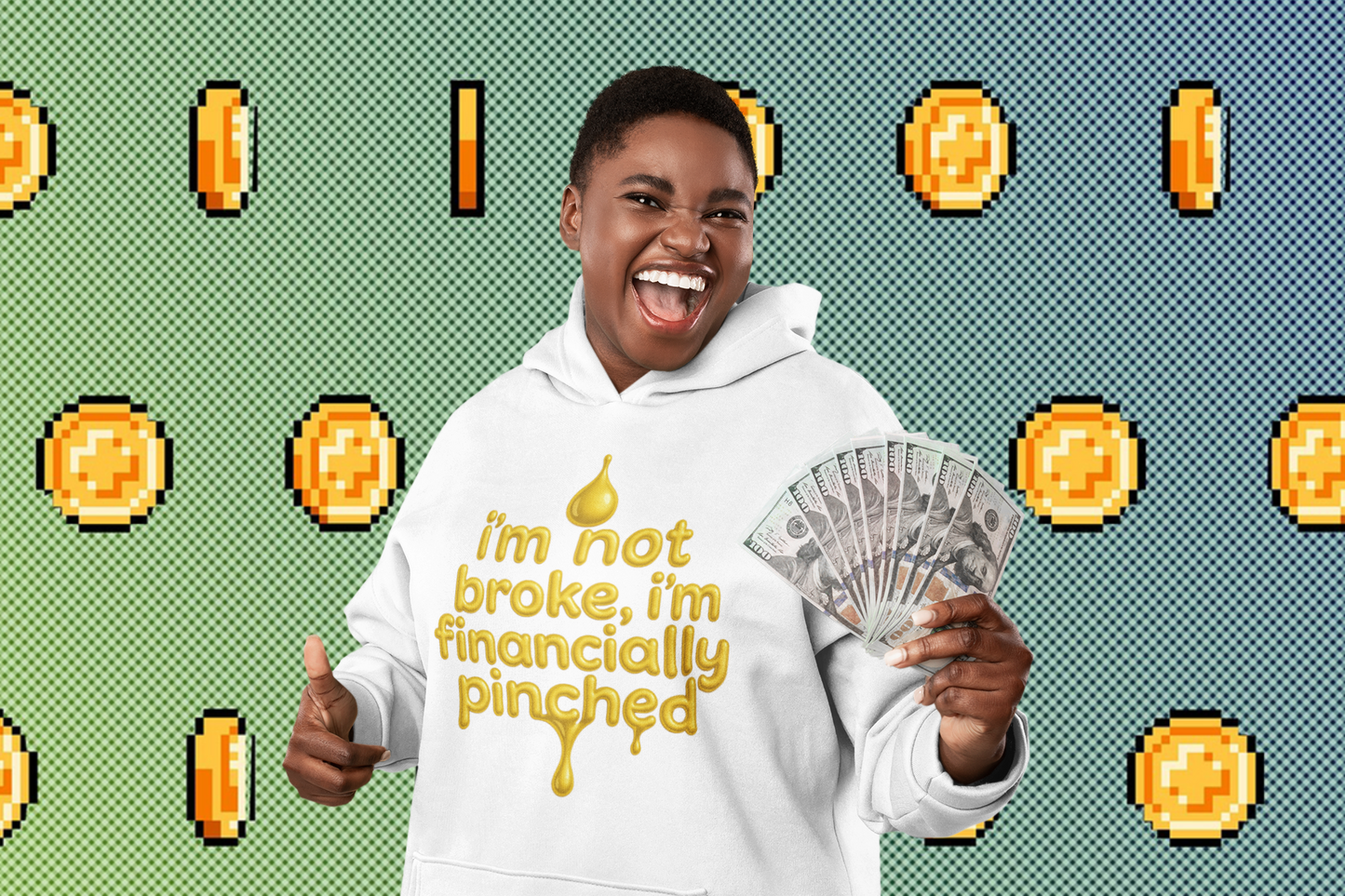 I'm Not Broke, I'm Financially Pinched T-Shirt