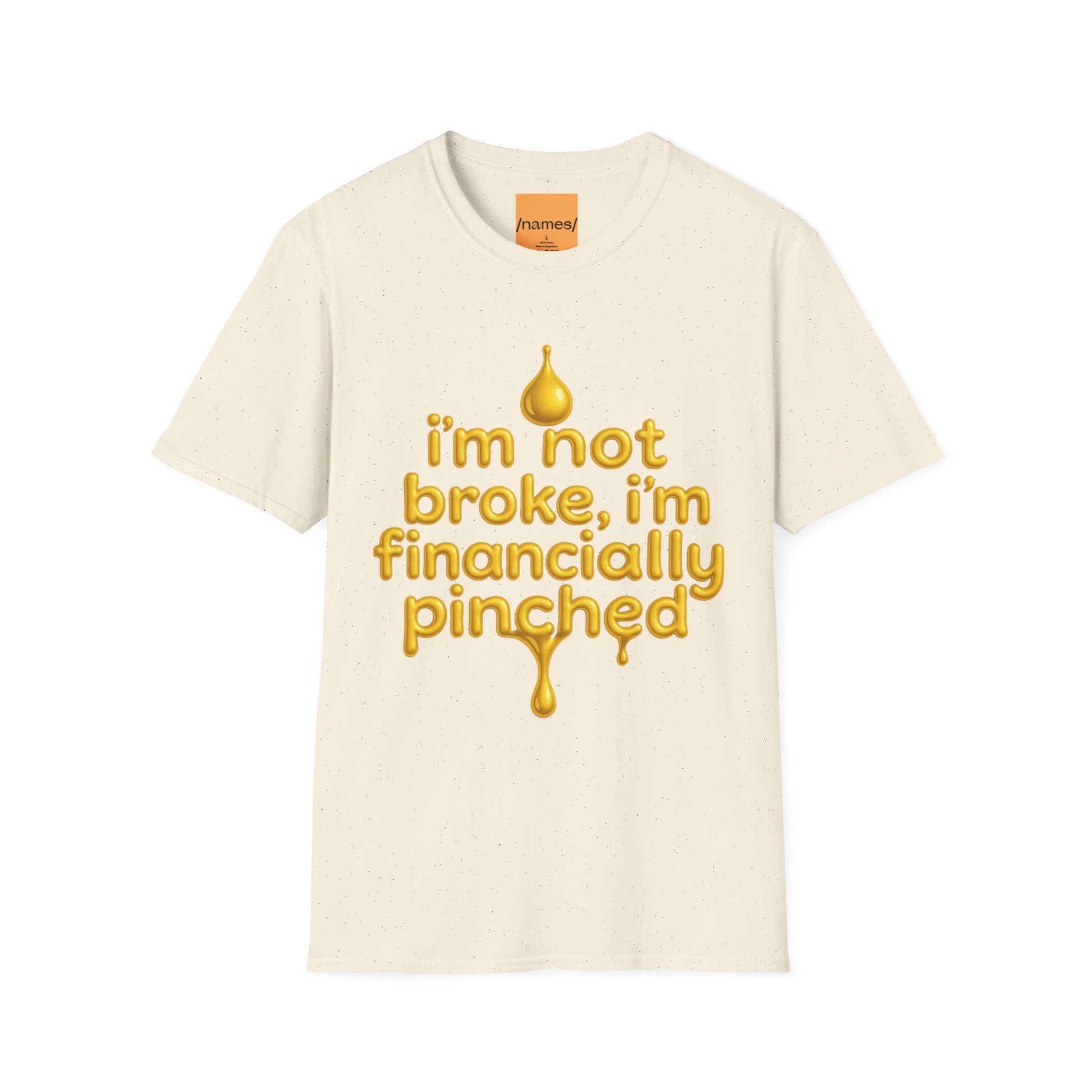 I'm Not Broke, I'm Financially Pinched T-Shirt - Pronounce Our Names