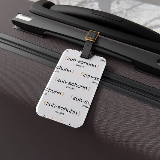 Pronounce Our /Names/ Stylish Luggage Tag | Personalize Your Bag, Unique Travel Tag, Wanderlust