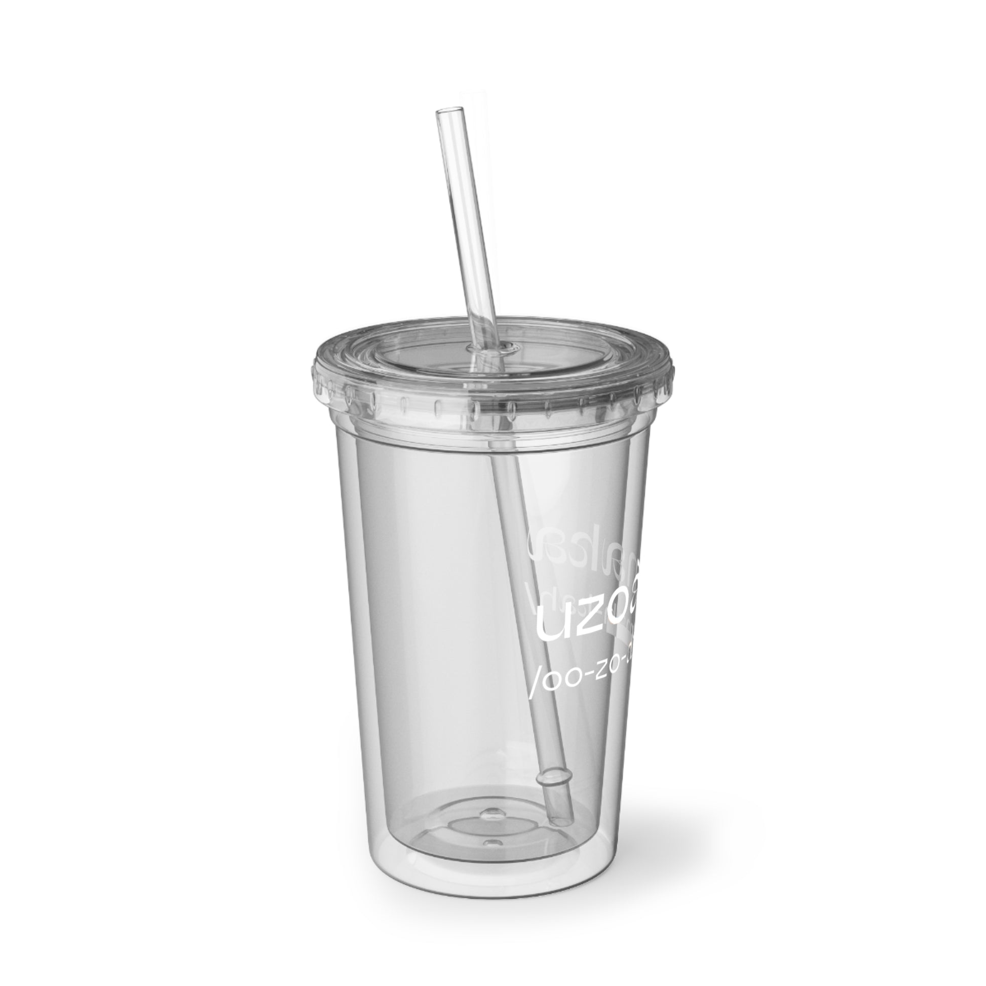 Suave Personalized Acrylic Cup with Double Wall Insulation by Pronounce Our /Names/ - Pronounce Our Names