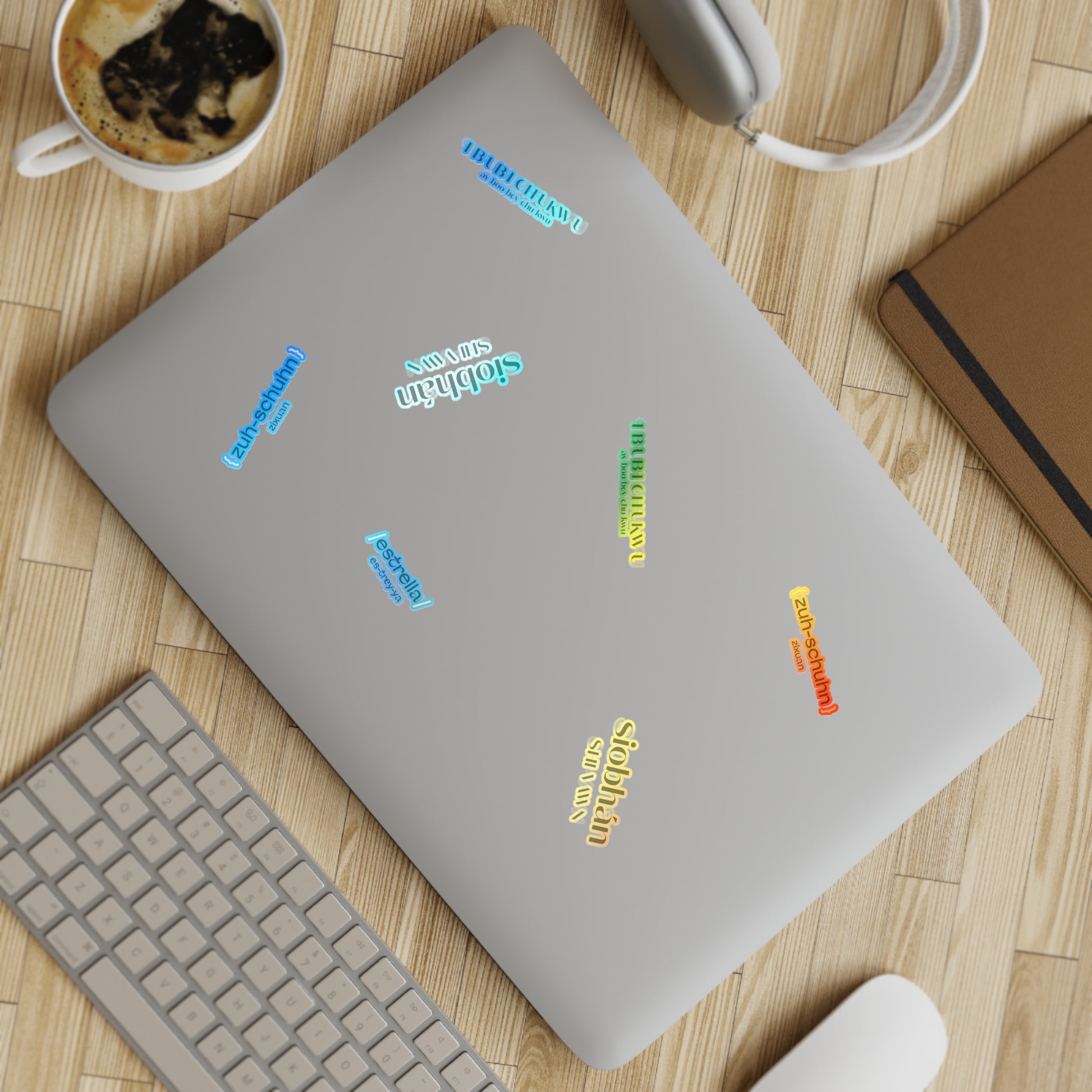 Personalized Name Sticker Sheet Set, Unique Names on One Sticker Sheet by Pronounce Our /Names/ - Pronounce Our Names