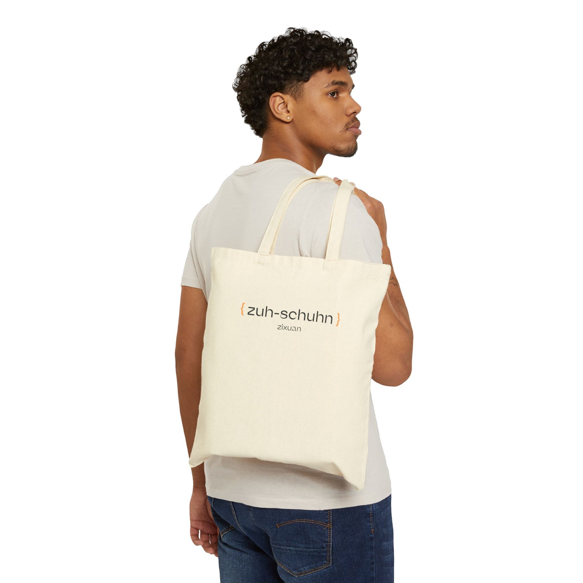 Pronounce Our /Names/ Cotton Canvas Tote Bag - Pronounce Our Names