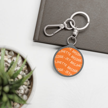 Personalized Keyring Tag with Name and Pronunciation by Pronounce Our /Names/ - Pronounce Our Names