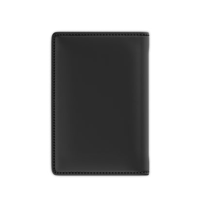 Stylish Passport Cover for Travelers, Travel Accessory, Gift for Jetsetters, Adventure Essentials, Black Leather Passport Wallet - Pronounce Our Names