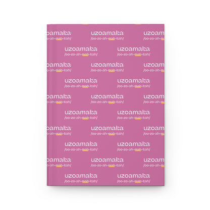 Personalized Journal Matte with Custom Name Pronunciation Fonts