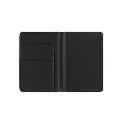 Stylish Passport Cover for Travelers, Travel Accessory, Gift for Jetsetters, Adventure Essentials, Black Leather Passport Wallet - Pronounce Our Names