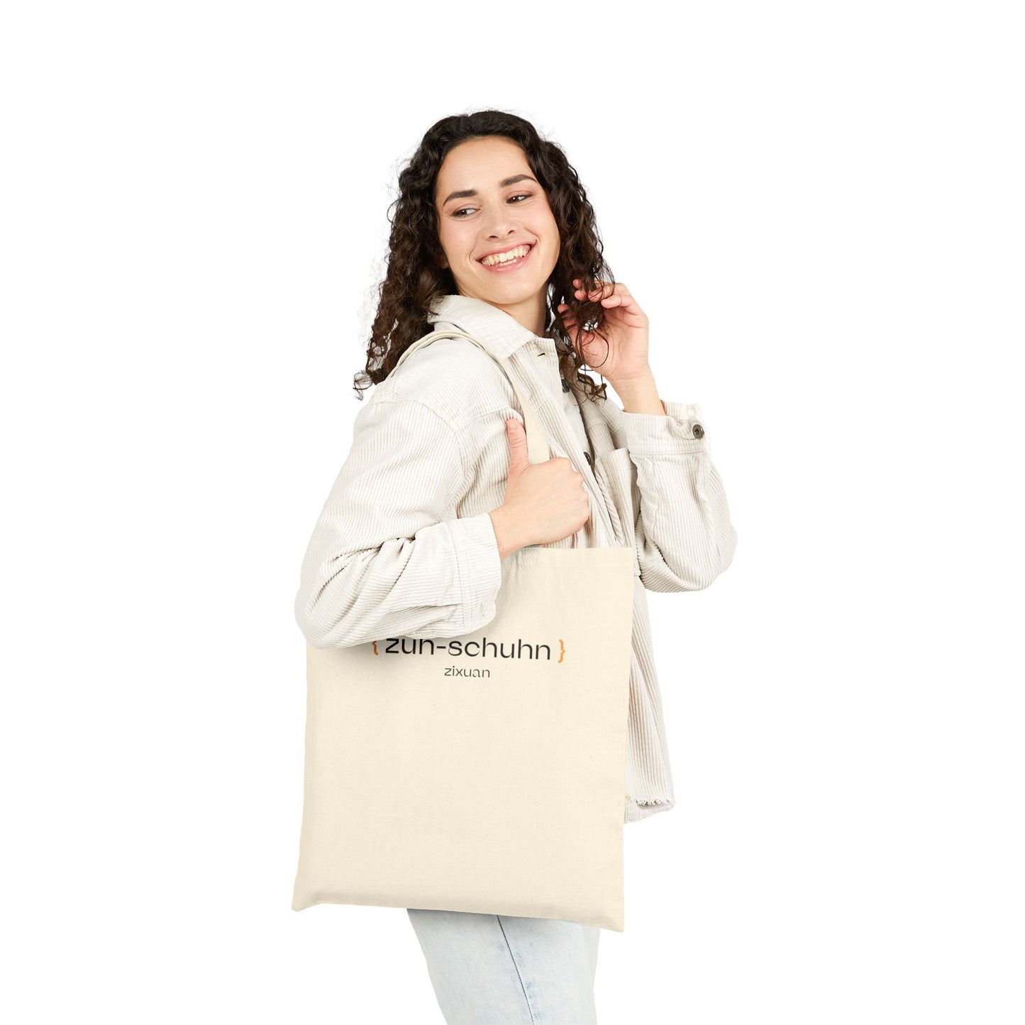 Personalized Name Spelling Tote Bag | Custom Cotton Canvas Shoulder Bag | Funny Cultural Pride Gift for Teachers, Students, Family