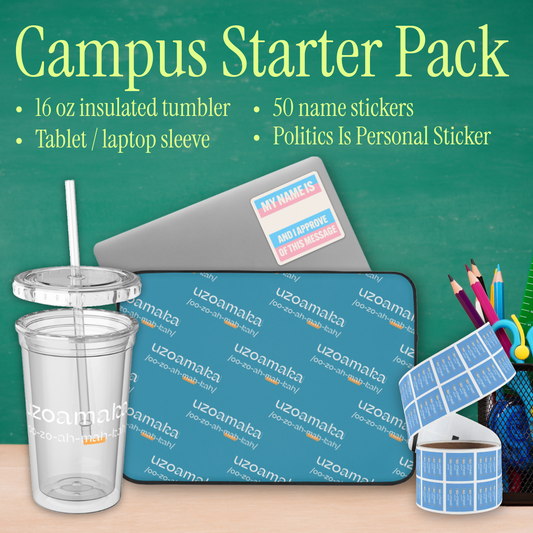 Campus Starter Pack: Personalized Bundle for Students and Educators by Pronounce Our /Names/ - Pronounce Our Names