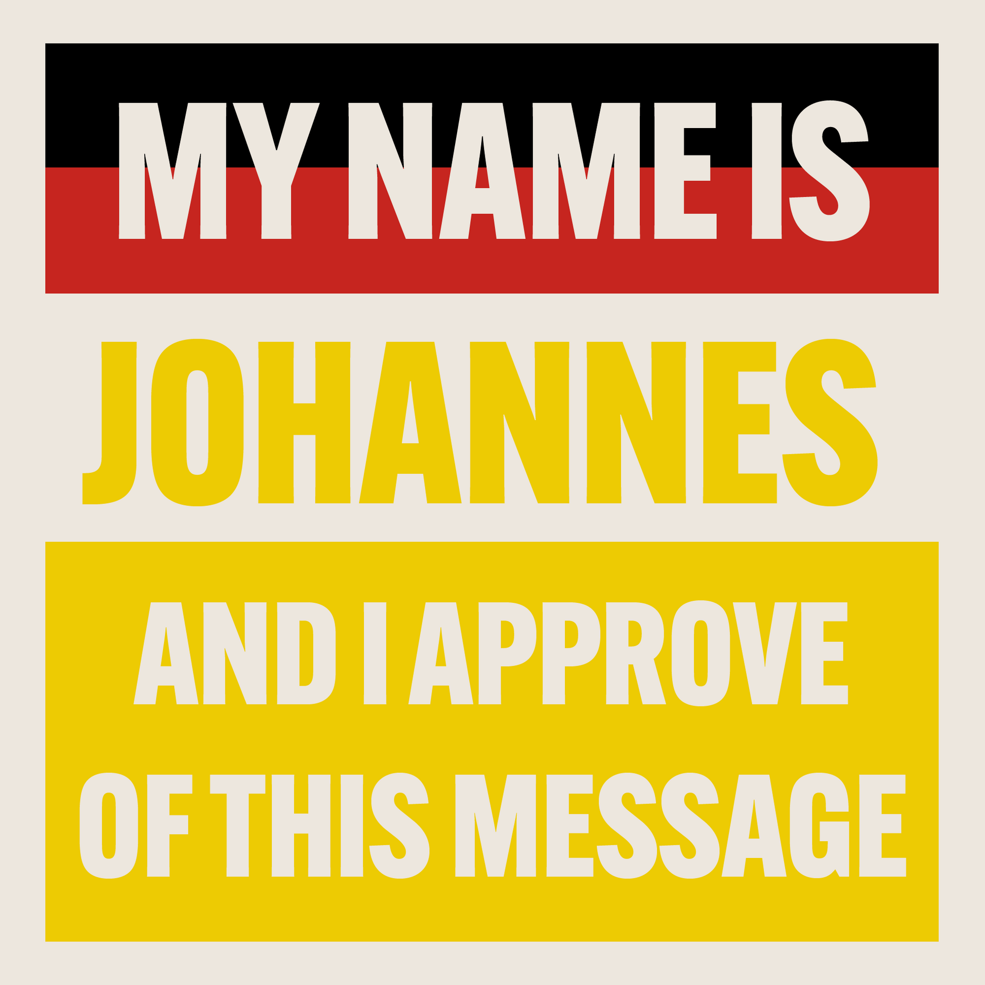 Politics Is Personal Stickers by Pronounce Our /Names/ - Pronounce Our Names