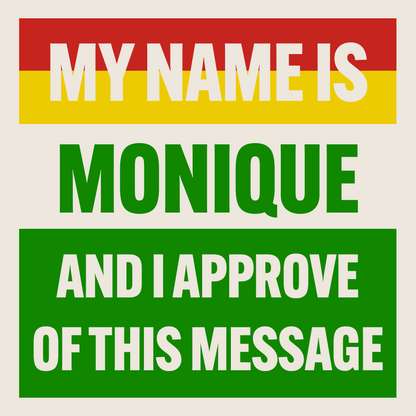 Politics Is Personal Stickers by Pronounce Our /Names/ - Pronounce Our Names